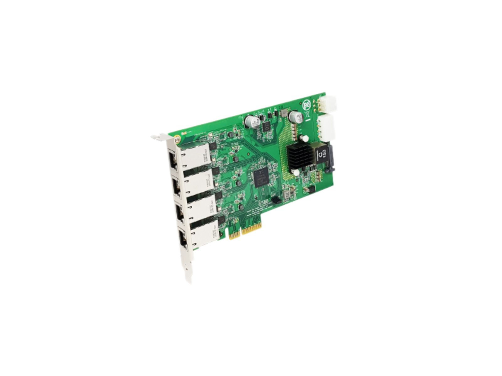 4-Port PoE 802.3at GLAN-Karte