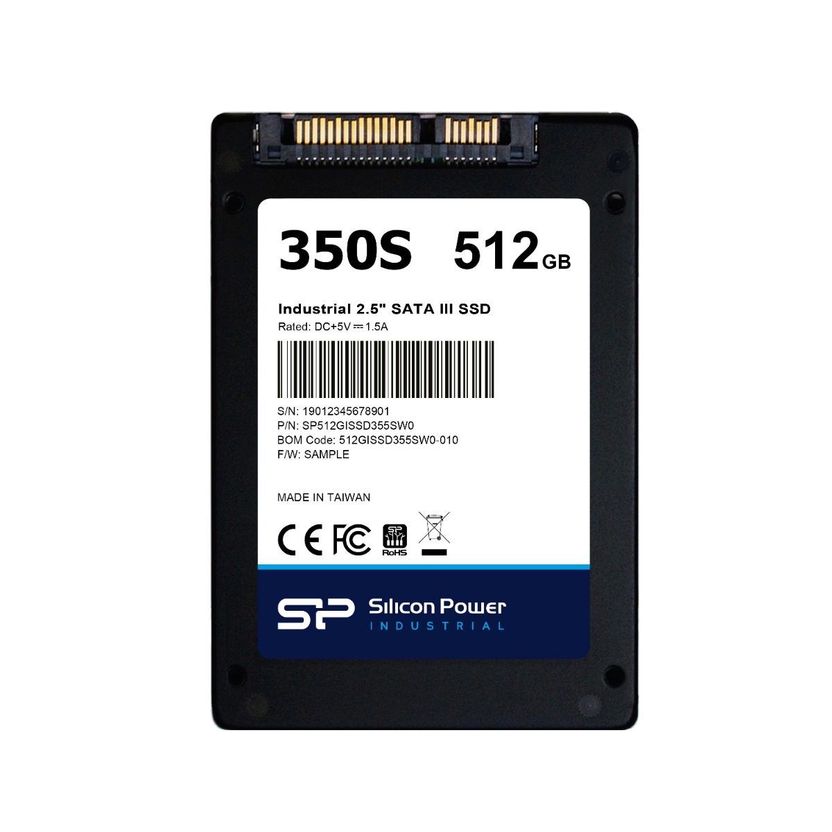 512GB 2.5" SSD SATA DRAM Ind. Temp.