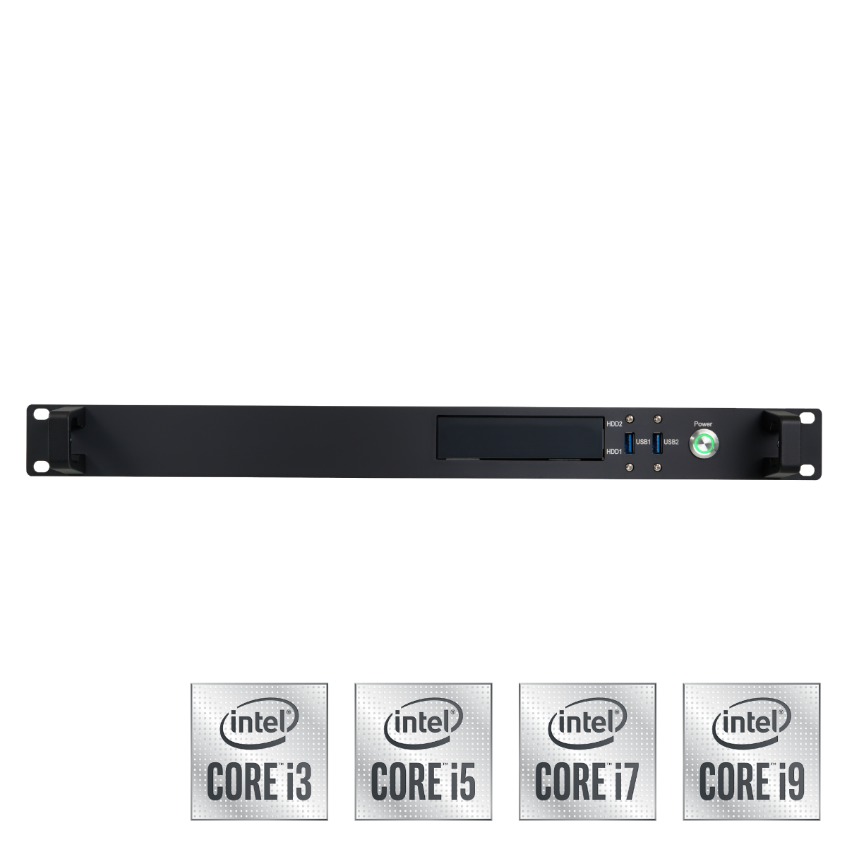 1HE Industrie PC Fanless – Produktansicht