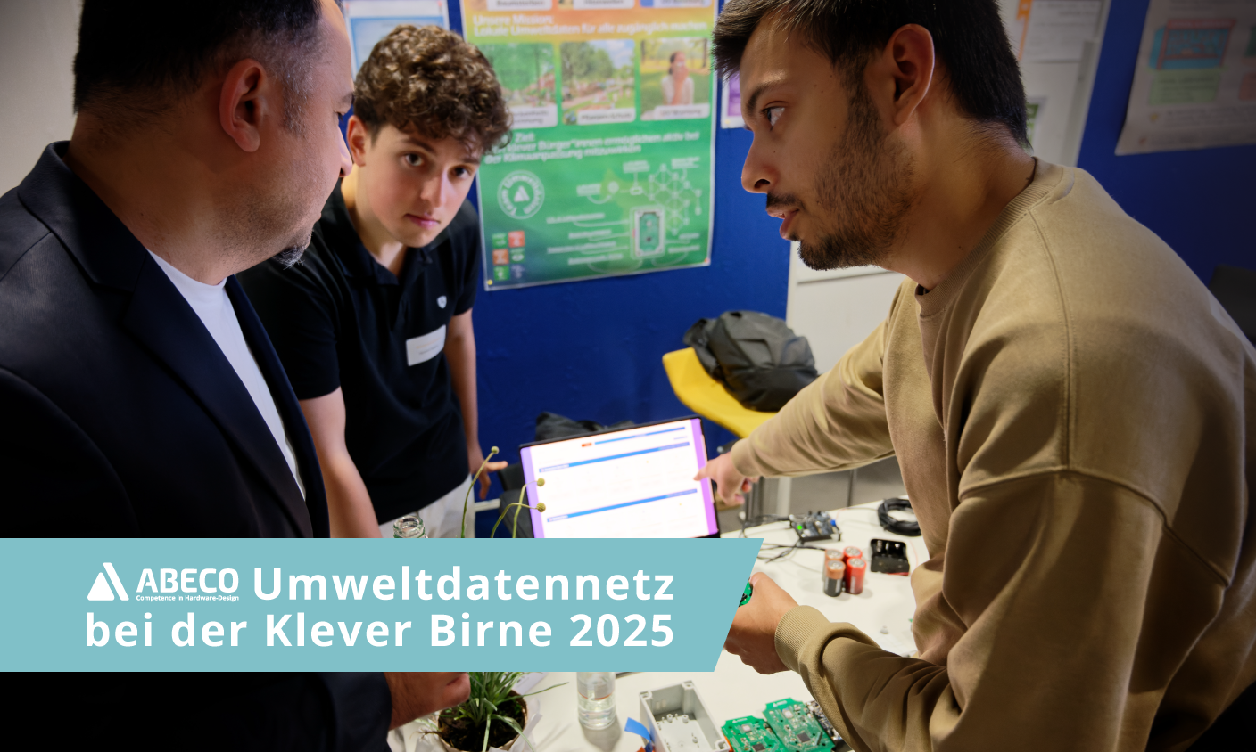 Das Team Umweltdatennetz von ABECO bei der Klever Birne
