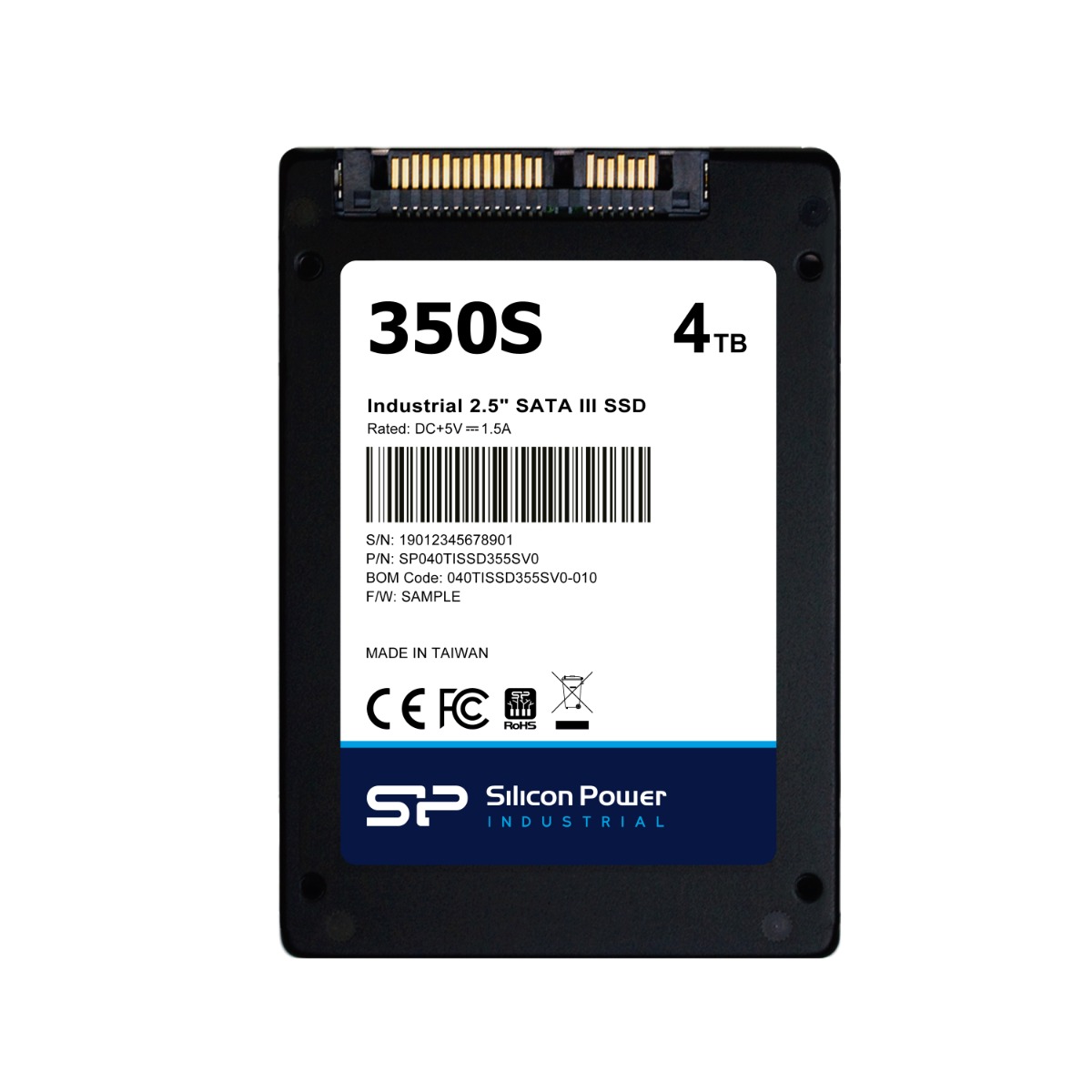 4TB 2.5" SSD SATA DRAM Ext. Temp.
