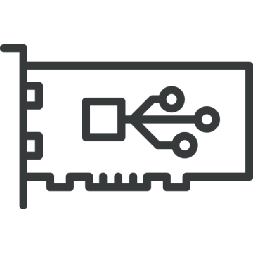 Karten, 4x USB3.0 PCI-E Karte, Isometrische Ansicht