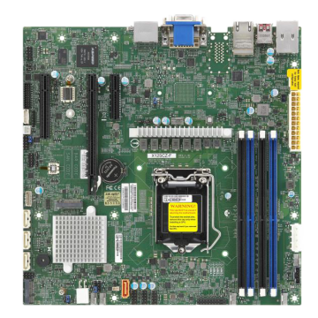 Industrie PC, Mainboard, mATX-Q470-SMQF, Draufsicht