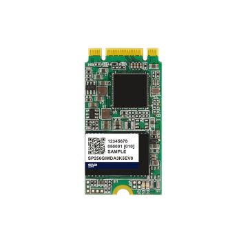 Disk, NGFF-M.2, 256GB M.2 2242 SSD SATA Ext. Temp., Draufsicht