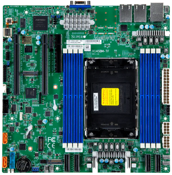 mATX Xeon 6E DDR5